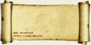 Hana Ožegović vizit kartica